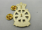 Die Casting JYDSKE Zinc Alloy Lapel Pin, 3D Soft Enamel Pin with Misty Gold Plated