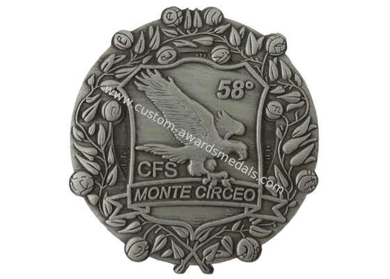 CFS MONTE CIRCEO 3D Zinc Alloy, Aluminum, Stainless Steel Metal Lapel Pins without Soft Enamel