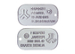 Custom Aluminum, Stainless Steel, Pewter Man - Woman Stamped Personalised Dog Tags