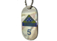 Silk Screen Printing Stainless Steel Promotional Gift Patriot Mens Dog Tag, Personalised Dog Tags Necklaces