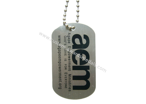 Customized AEM Personalized Military Dog Tags, Personalised Mens Dog Tag With Laser Engraved Number