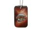 Aluminum, Stainless Steel, Iron Metal Kids Club Dog Tag With Epoxy And Nickel Color Ball Chain