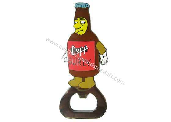 Zinc Alloy Games People Play Metal Bottle Opener With Removable Part, Gold Plating For Promotional Gift, Club