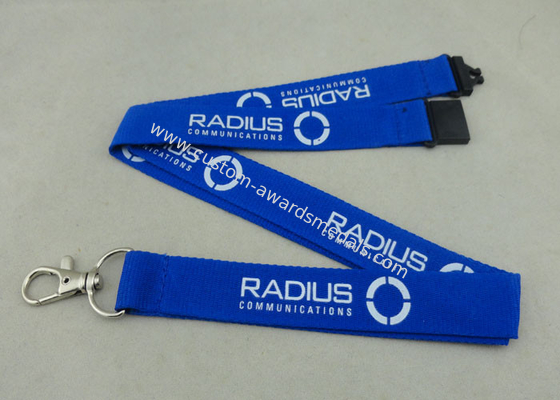 Name Badge Polyester Neck Customized Keychains With Multi Color Printing