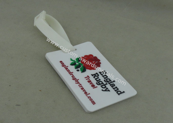 Soft PVC 2D Personalized Luggage Tag PVC Keychain ECO Friendly