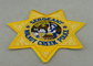 Crafts Toys Custom Embroidery Patch Back Side Police Patch Badge