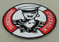 Clothes Custom Embroidery Patches Promo Patches 3.0 Inch With Glue