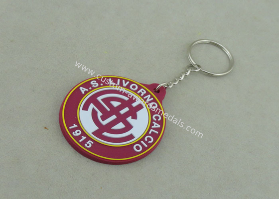 Promotional PVC Keychain Double Sides 2D Souvenir Soft Silicon OEM ODM