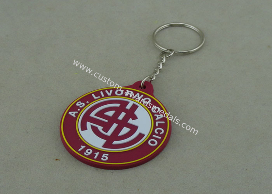 Promotional PVC Keychain Double Sides 2D Souvenir Soft Silicon OEM ODM