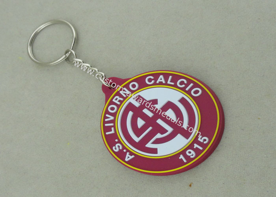 Promotional PVC Keychain Double Sides 2D Souvenir Soft Silicon OEM ODM