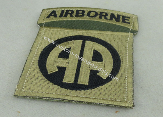 Toys And Packages Air Borne Patches Woven Label For American Military