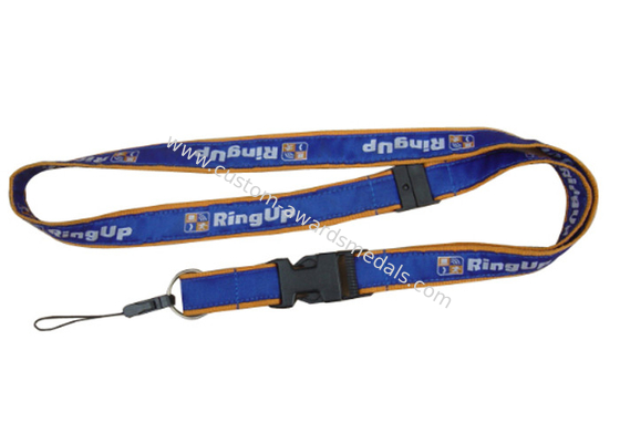 Silk Screen Printing Custom Promotional Lanyards, Id Card Lanyard With Polyester, Nylon, Silicone, Satin