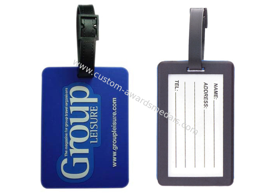 Customized Eco Friendly Soft PVC Luggage Tag For Souvenir, Promotional Gift