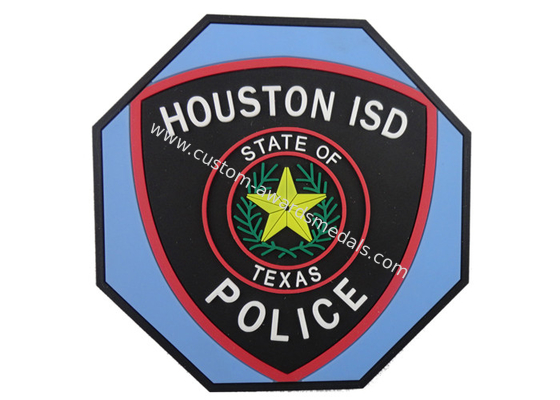 Houston ISD 2d Soft PVC Beverage Coaster, Custom Drink Coasters