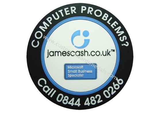 James Cash Pvc Coaster, Custom Drink Coasters For Home, Hotel