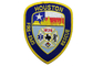 Huston Police Woven / Embroidery Patch, Custom Embroidery Patches With Iron Glue On Back Side
