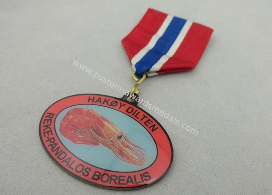 Iron / Brass / Copper / Zinc Alloy 2D or 3D Offset Printing Medal for Souvenir Gift