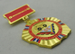 2D or 3D Brass Custom Awards Medals on Breast with Die Stamping, Photo Etching, Injection