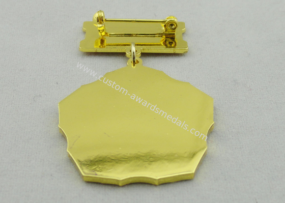 2D or 3D Brass Custom Awards Medals on Breast with Die Stamping, Photo Etching, Injection