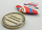 Souvenir Gift Zinc Alloy 3D Custom Medal Awards with Ribbon Two Sides Die Casting