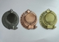 Zinc Alloy Antique Gold Plated 3D Die Cast Military, Sport, Awards Medals without Enamel