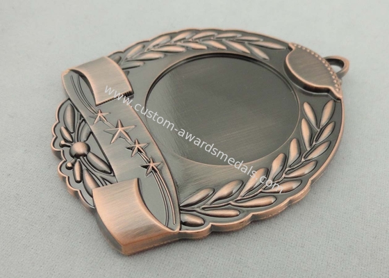 High quality Zinc Alloy / Pewter 3D Die Cast Medals for Sport Meeting, Army, Awards with Antique Copper Plating