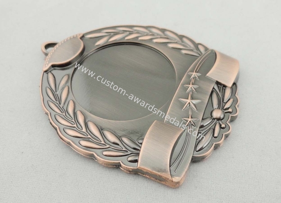 High quality Zinc Alloy / Pewter 3D Die Cast Medals for Sport Meeting, Army, Awards with Antique Copper Plating