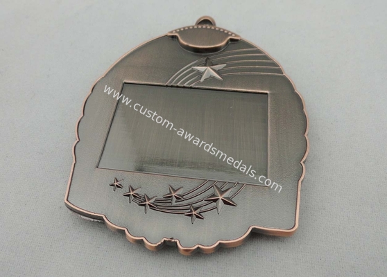 High quality Zinc Alloy / Pewter 3D Die Cast Medals for Sport Meeting, Army, Awards with Antique Copper Plating