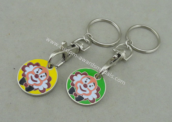 Popular Die Casting Personalized Trolley Coin With Soft Enamel