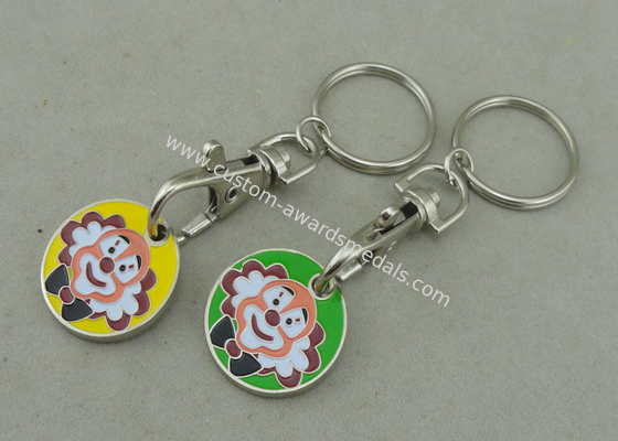 Popular Die Casting Personalized Trolley Coin With Soft Enamel