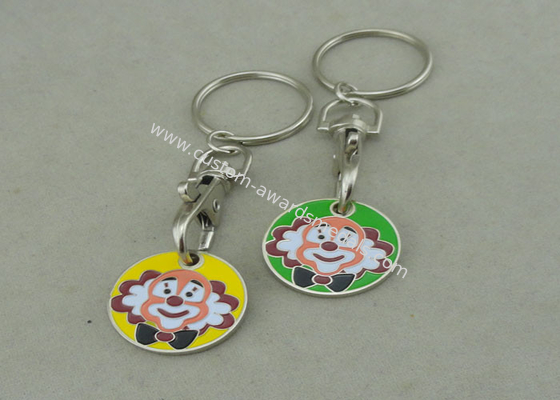 Popular Die Casting Personalized Trolley Coin With Soft Enamel