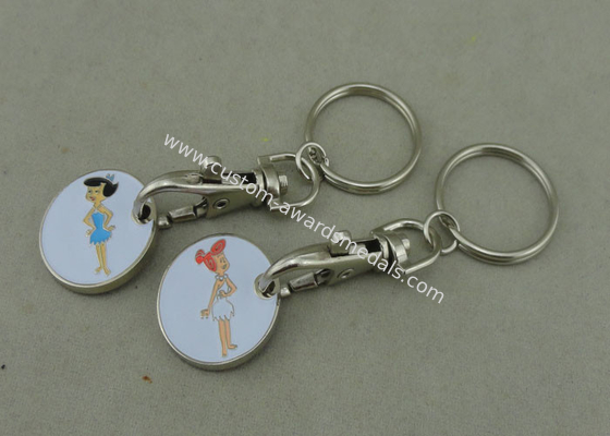 Market Trolley Keyring Die Casting Supermarket Trolley Tokens Brass Material