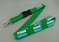 Blue Sporting Meeting Promotional Lanyards Single Side Polyester