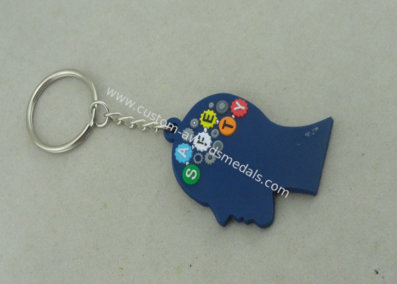 Popular 3D Customizable Keychains Promotional Soft PVC Injection