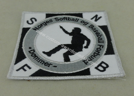 Velcro Personalized Baseball Custom Embroidery Patches For Promotion