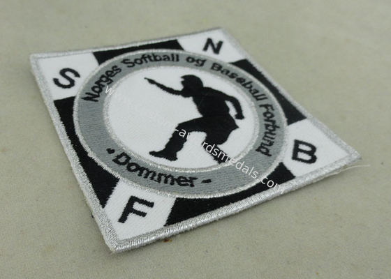 Velcro Personalized Baseball Custom Embroidery Patches For Promotion