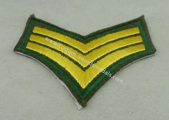 Cotton Rank Customizable Patches And Military Embroidered Emblems