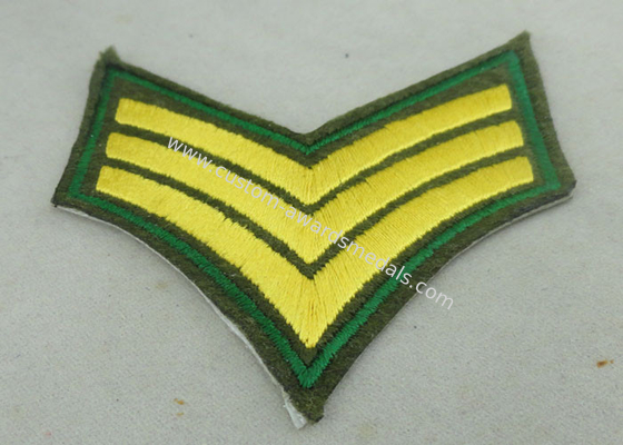 Cotton Rank Customizable Patches And Military Embroidered Emblems