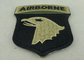 Air Borne Custom Embroidered Patch Cotton Printed Sew On Patches