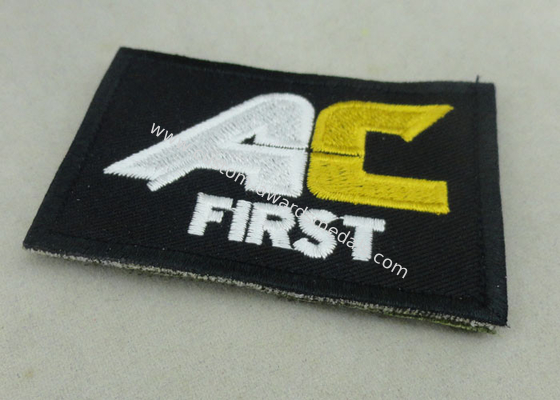 Garments Promotional Custom Embroidered Patches AC First For Army