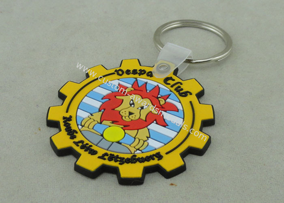 Personalized 2D Soft PVC Keychain Custom Key Chains With Plastic Material