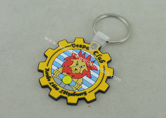 Personalized 2D Soft PVC Keychain Custom Key Chains With Plastic Material