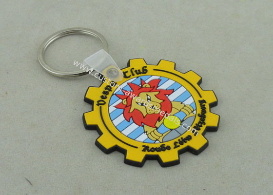 Personalized 2D Soft PVC Keychain Custom Key Chains With Plastic Material