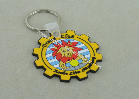 Personalized 2D Soft PVC Keychain Custom Key Chains With Plastic Material