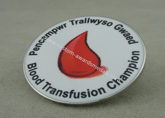 Offset Printing Lapel Hard Enamel Pin Copper Die Struck Public Welfare Brooch
