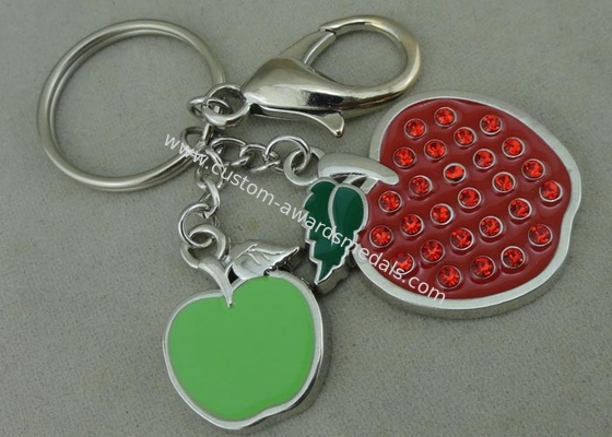 Beauty 3D Logo Promotional Key Rings Personalised With Swarovski