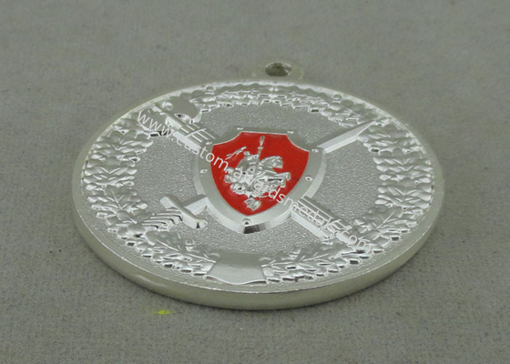 Russia Army Celebration Die Cast Medals Customizable Medals With Silver Plating