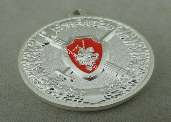 Russia Army Celebration Die Cast Medals Customizable Medals With Silver Plating