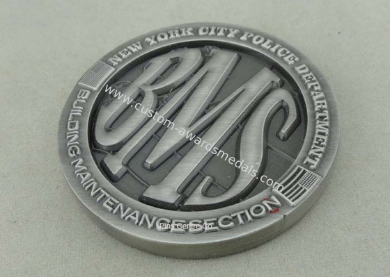 Zinc Alloy Personalized Coins Police Custom Challenge Coins By Brass Die Struck