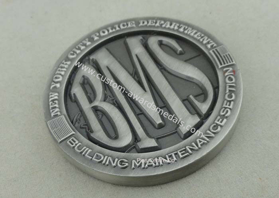 Zinc Alloy Personalized Coins Police Custom Challenge Coins By Brass Die Struck